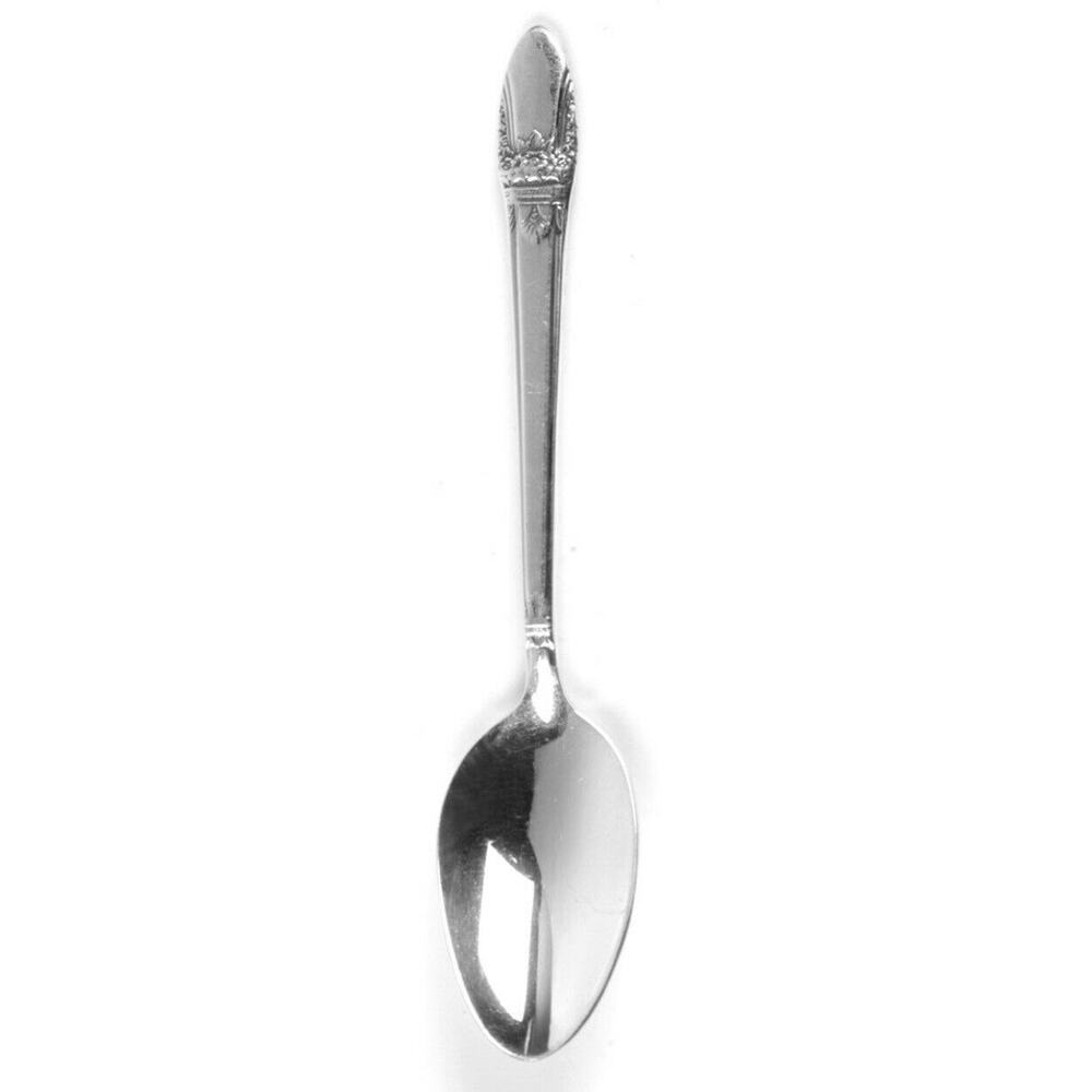 Vintage Silverplated Flatware Rogers First Love Teaspoons Set of 4 Art Deco 1937